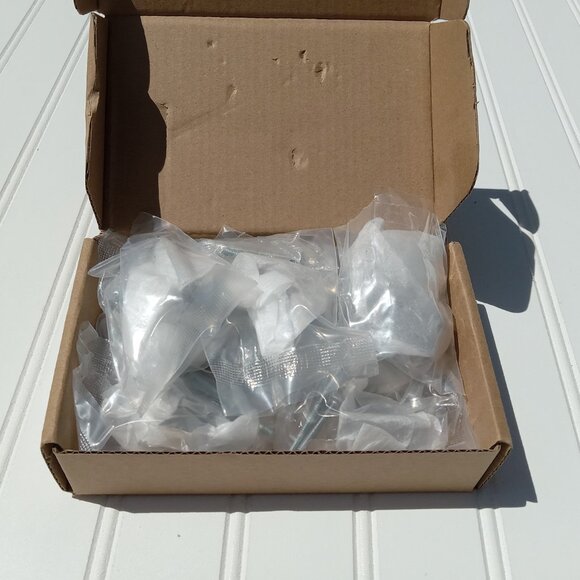 ALZASSBG 10 Pack Brushed Black Nickel Cabinet Knobs Rectangle Hardware Gray Pull - Picture 7 of 13